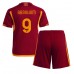 Günstige AS Roma Tammy Abraham #9 Babykleidung Heim Fussballtrikot Kinder 2023-24 Kurzarm (+ kurze hosen)